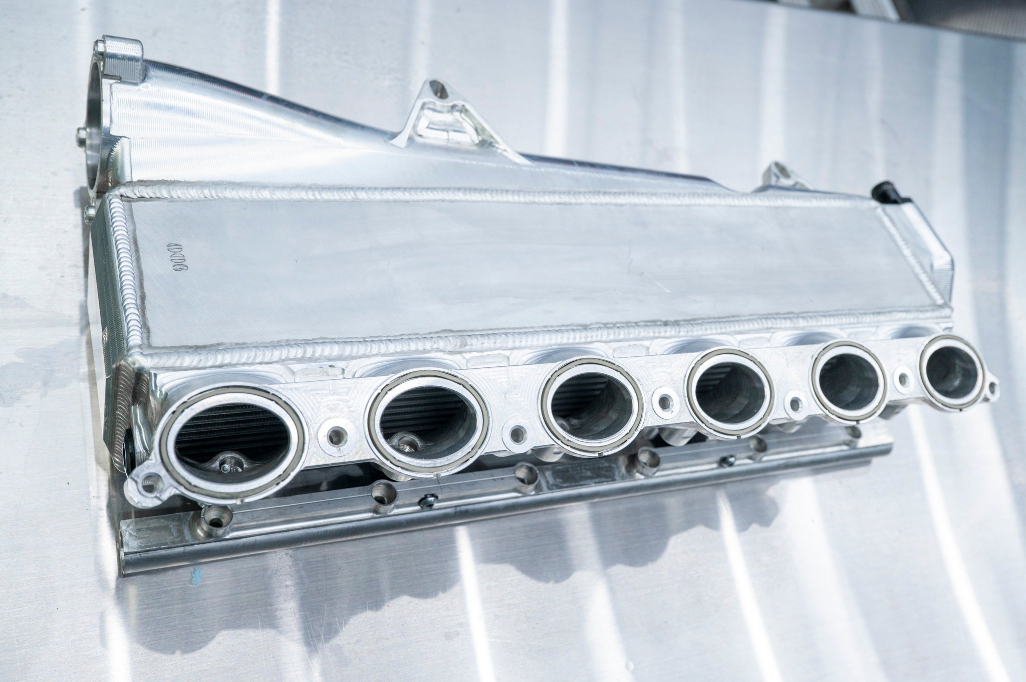 BMW Charge Air Cooler Manifold (Billet Aluminum Finish) - CSF 8300 (USED)